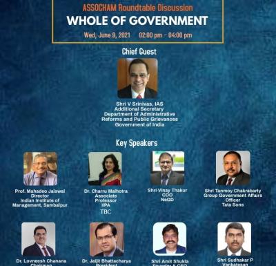 ASSOCHAM Roundtable Discussion - WHOLE OF GOVERNMENT - V. Srinivas