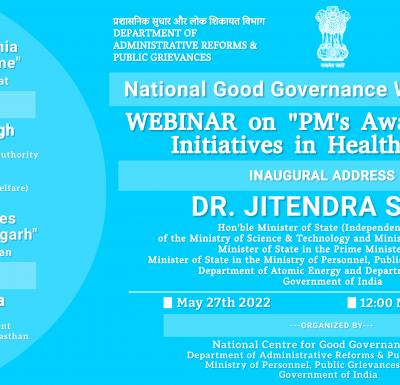 Presentation by Dr. Amarjit Singh, Chairman, RERA, Gujarat & Former Commissioner & Principal Secretary (Family Welfare), Government of Gujarat at the Webinar on "PM's Award Winning Initiatives in Health Sector - Sickle Cell Anemia Control Programme"