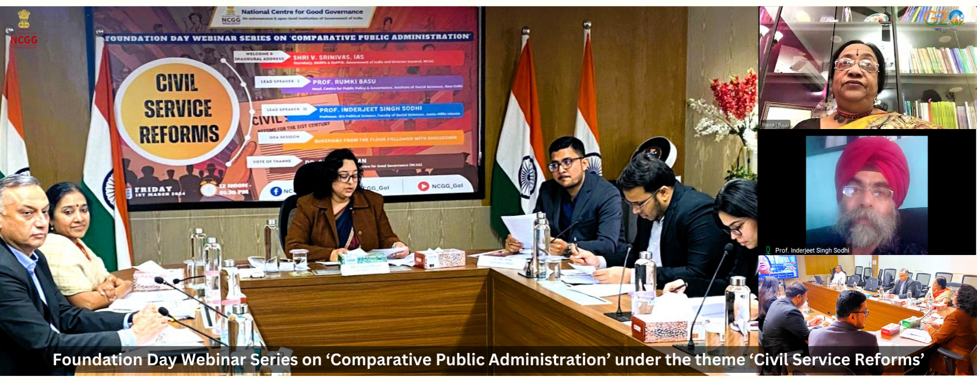 Foundation Day Webinar Series on &#039;Comparative Public Administration&#039; under the theme &#039;Civil Service Reforms&#039;