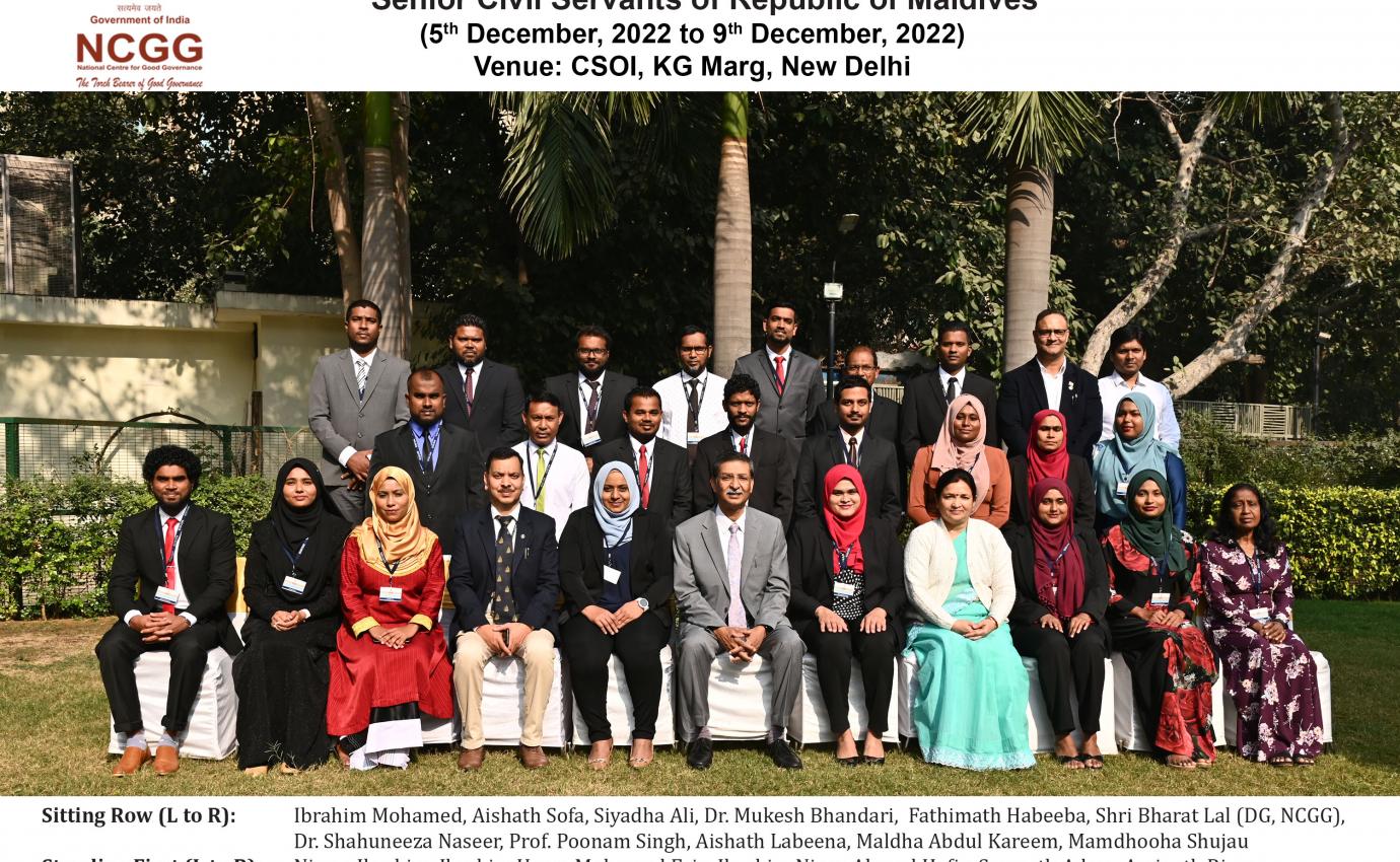 Capacity Building Programme - Maldives 