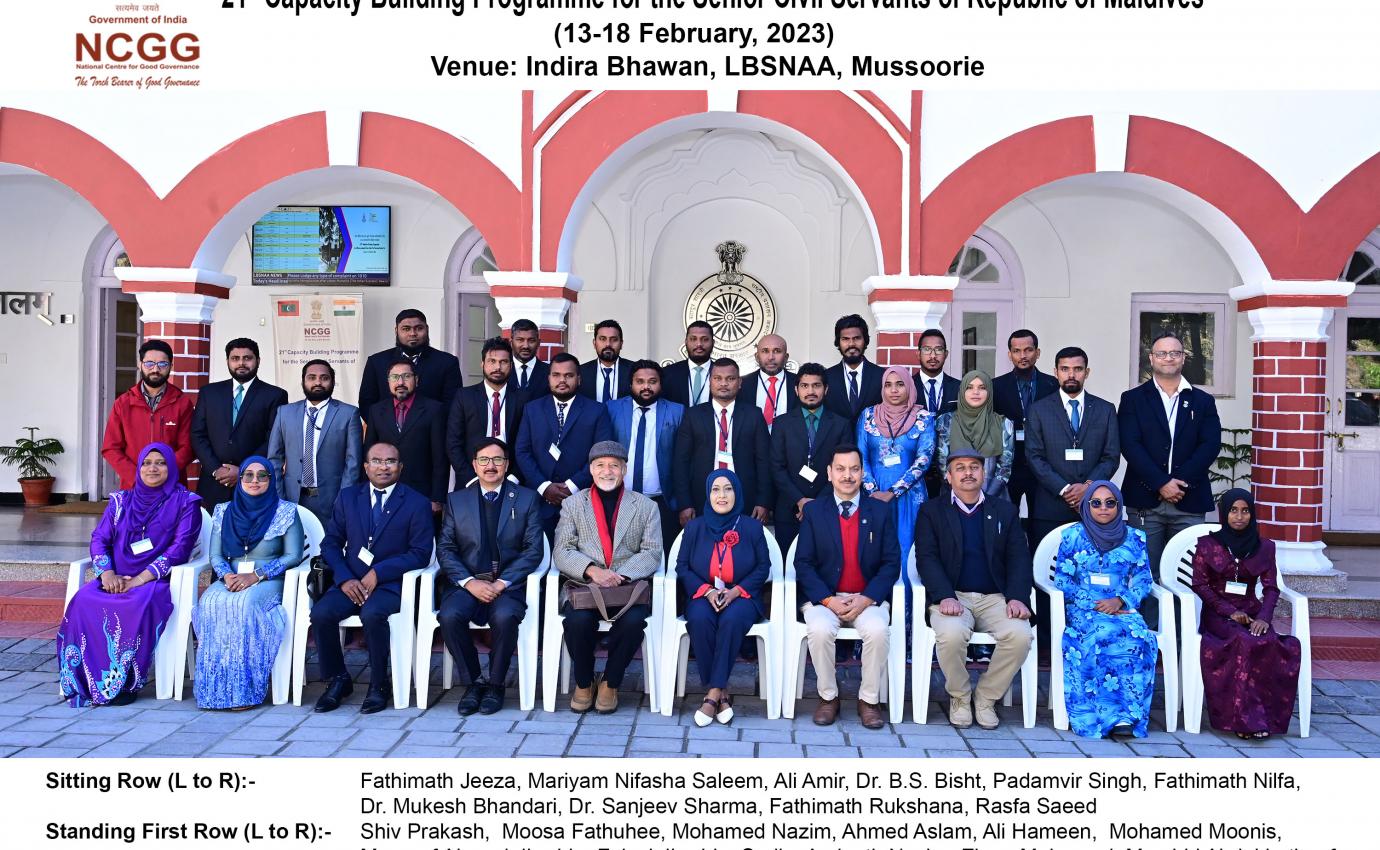 Capacity Building Programme - Maldives 