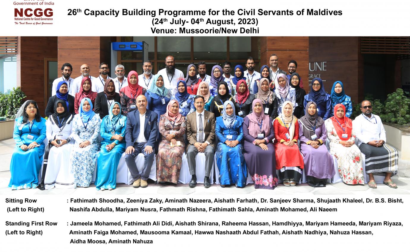 Capacity Building Programme - Maldives 