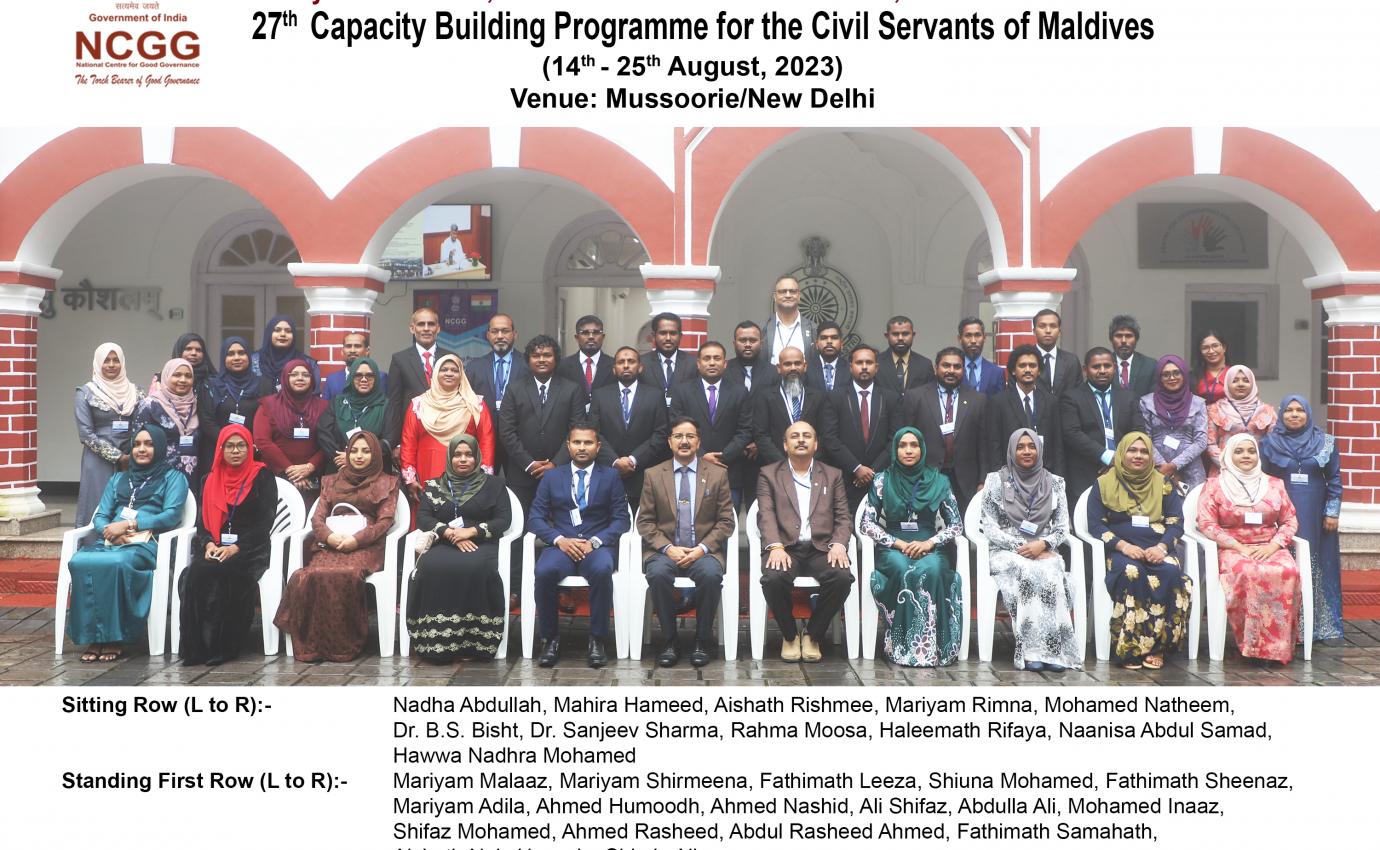 Capacity Building Programme - Maldives 