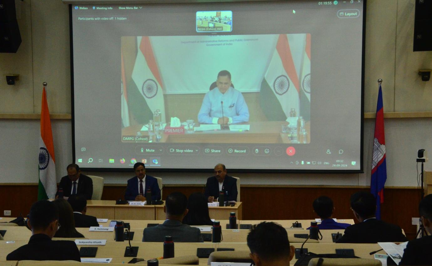 6th Training Programme on Public Policy & Governance for the civil servants of Kingdom of Cambodia