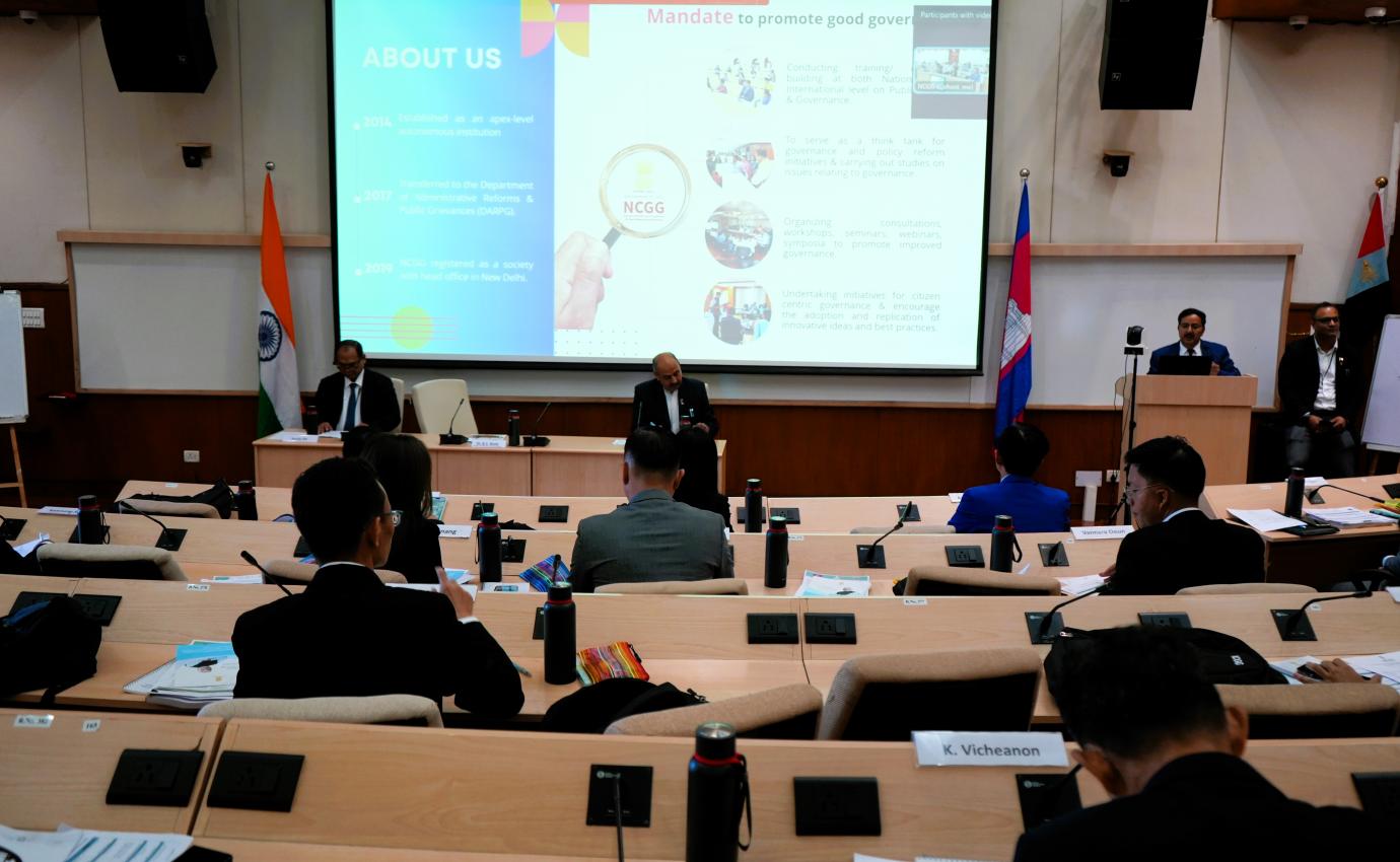 6th Training Programme on Public Policy & Governance for the civil servants of Kingdom of Cambodia