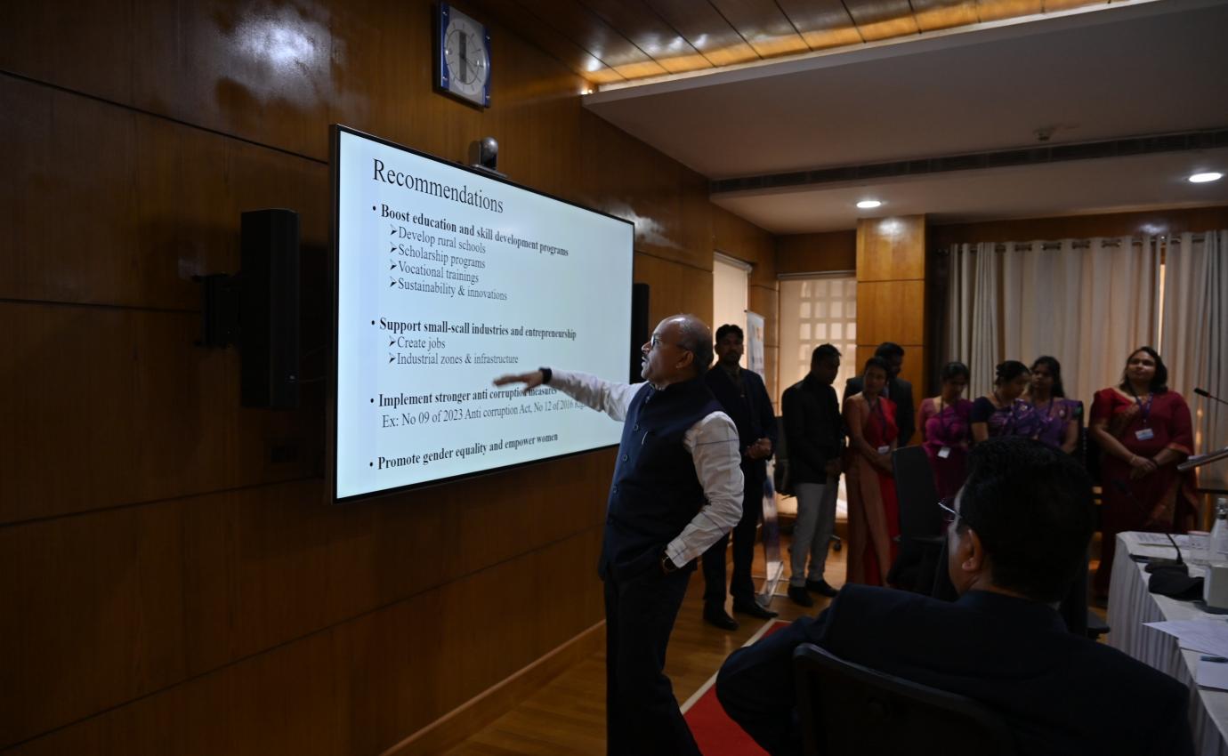 6th Capacity Building Programme for Mid-Career Civil Servants from the Socialist Republic of Sri Lanka