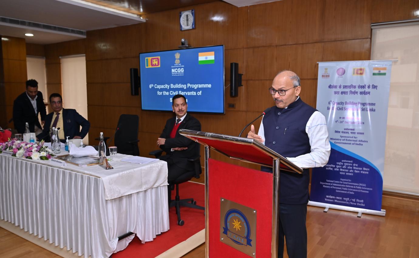 6th Capacity Building Programme for Mid-Career Civil Servants from the Socialist Republic of Sri Lanka